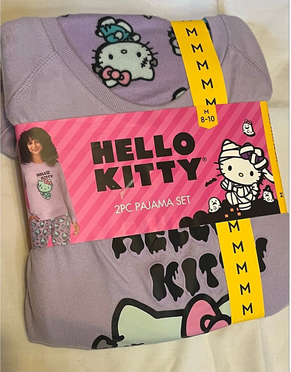 Sanrio Hello Kitty Halloween Mummy PJ’s New M